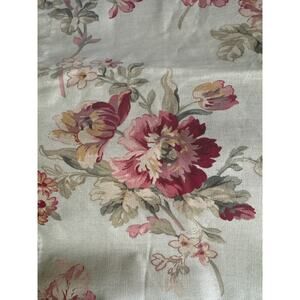 Country curtains floral 2 panels & valence cotton 86"x51" cottagecore